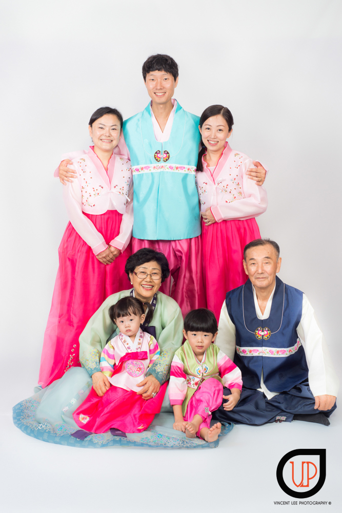 Won Jia korean family portrait